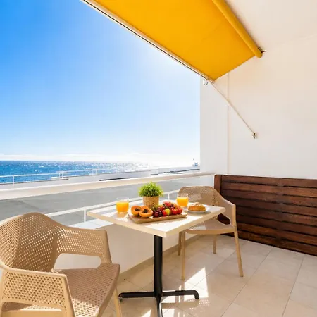 Beachfront 1br With Balcony, Pool & Parking Ancla By Aqua Vista Tenerife