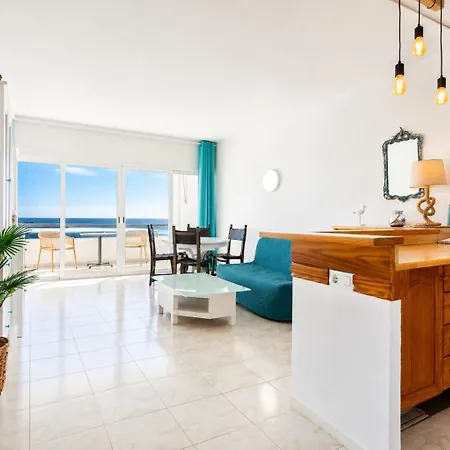 Beachfront 1br With Balcony, Pool & Parking Ancla By Aqua Vista Tenerife Daire *